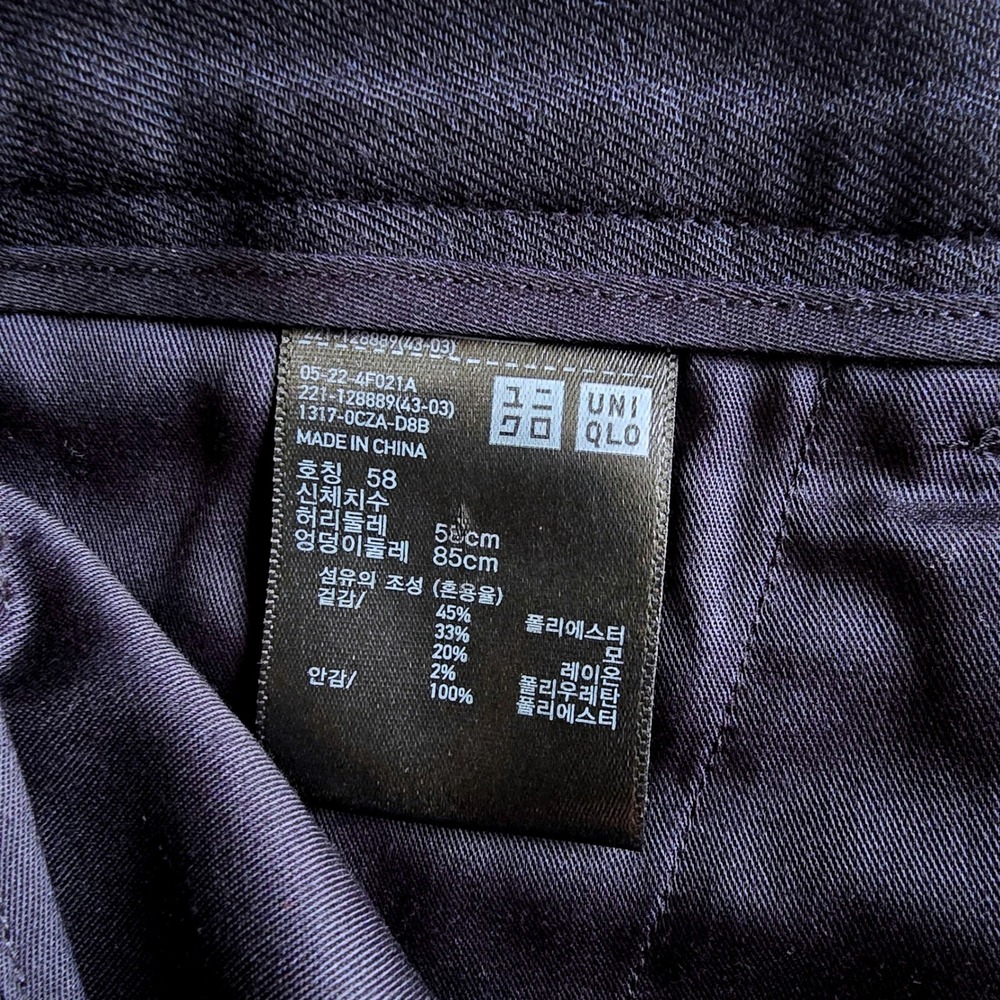Uniqlo Womens Navy Blue Wool Blend Pleated Tailored Shorts Size 58  221-128889 - Picture 9 of 13